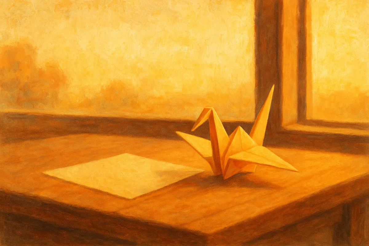 Origami crane