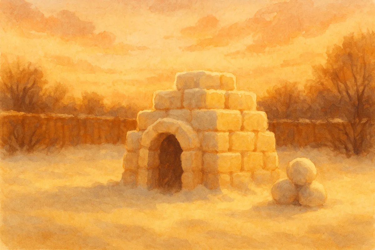 Snow fortress